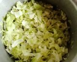 A picture of step 1 of Cabbage vada.