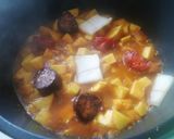 Foto del paso 1 de la receta: Cocido de alubias pintas con calabaza y panceta