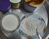 A picture of step 1 of Gulab jamun from milk powder.