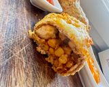 Foto del passaggio 10 della ricetta Chicken Wrap con Piadine Integrali ripieni di pollo al curry e ceci piccanti