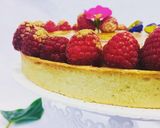 Une image de l'étape 7 de Tarte framboise crème brulée.