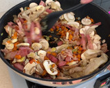 Foto del paso 3 de la receta: Col con bacon y setas