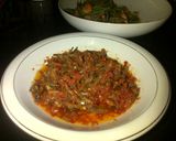 Foto langkah ke 6 dari resep Tumis Tauco Kacang Panjang.
