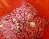 A picture of step 2 of My Homemade Chilli & Garlic Burger 1/4 pounders. 🙄.