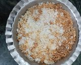 A picture of step 3 of Coconut crumble.