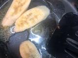 Plátanos salteados con miel