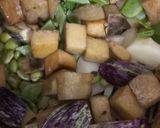 A picture of step 3 of Pressure Cooker Undhiyu.