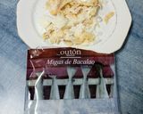 Foto del paso 1 de la receta Patatas con migas de bacalao