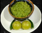 आंवले और धनिया पत्ती की चटनी (Awle aur dhaniya patti ki chutney recipe in Hindi) रेसिपी चरण 4 फोटो