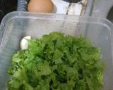 Foto langkah ke 1 dari resep Dadar Telur Selada.