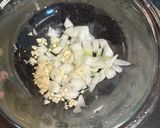 A picture of step 3 of Cream sauce broccoli.