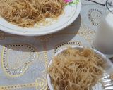 A picture of step 4 of Brown rice sweet vermicelli.