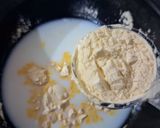 A picture of step 1 of Dalgona Custard Pudding.