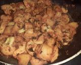 A picture of step 7 of Masala Aloo Gobhi.