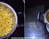 A picture of step 1 of Butter Masala Corn.