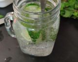 A picture of step 4 of Cucumber mint cooler.