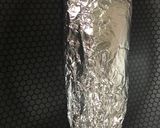 Foto del paso 1 de la receta Lubina en papillote a la sartén con hierbas aromáticas y jamón