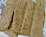 A picture of step 2 of Besan ke Altay Paltay.