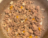A picture of step 1 of Sausage & Ground beef Lasagna.