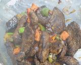 A picture of step 3 of Stir Fry (beef and vegies).