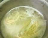 Foto langkah ke 2 dari resep Spaghetti Wow Carbonara Topping Ayam Bombay.