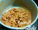 A picture of step 1 of Oven Baked Prawn Shashlik.