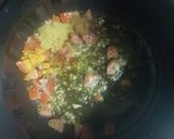 A picture of step 3 of Dal palak (In pressure cooker).