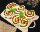 Foto langkah ke 9 dari resep Bakpao Gulung Isi Abon Kulit Pisang.