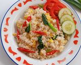 Foto langkah ke 5 dari resep Nasi Goreng Bumbu Dasar Putih.