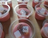 Foto langkah ke 3 dari resep Puding Cocopandan Sirsak Nata de coco.