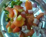 A picture of step 1 of Palak wali daal.