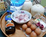 Hình bước làm 1 của món Thịt kho trứng - Simmered pork belly with eggs - 豚角煮卵