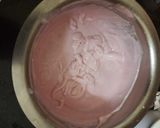 A picture of step 3 of Strawberry Jello Mousse Cake.