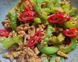 Gambar langkah 3 resipi Peria Goreng Pecah Telur.