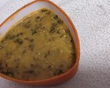A picture of step 4 of Sindhi Style Spinach Dal Bhaji.