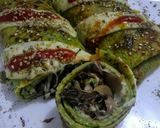 Foto del paso 11 de la receta: FILLOAS Rellenas de Champignones🍄🍄y Mozzarella al🧄Ajillo...!