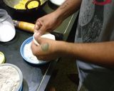 A picture of step 7 of Aloo Parathas & Couchsurfing!.