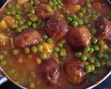 Foto del paso 7 de la receta: Albóndigas con guisantes y patatas