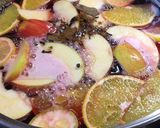 Forralt bor gyümölcsösen recept fázis 3 fotója