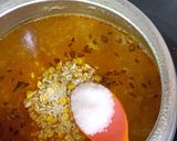 A picture of step 2 of Roasted Gram Rice Tehari.