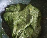 A picture of step 1 of No Fry Palak Paneer Kofta Curry.