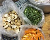 รูปขั้นตอนการทำที่ 2 ของ ปลาหมึกผัดไข่เค็ม