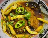 A picture of step 7 of Smoke kabab karahi.