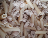 Foto del paso 2 de la receta: Pasta espinaca y pollo delicias en poco tiempo