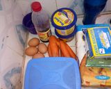 A picture of step 1 of Carrot cake (charcoal jiko baked).