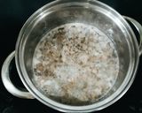 Hình bước làm 2 của món Canh bí đỏ thịt bằm