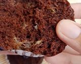 Foto langkah ke 6 dari resep Choco Banana Muffin (no mixer, no oven).