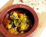 A picture of step 5 of Chicken handi.