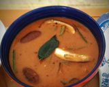 A picture of step 4 of Sindhi kadhi Chawal.