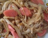 Foto langkah ke 5 dari resep Jamur Sosis Saus Tiram.